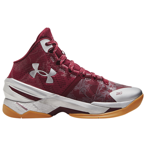 

Under Armour Mens Under Armour Curry 2 Retro - Mens Basketball Shoes Brown/Silver/Gum Size 11.5