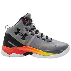Boys' Preschool - Under Armour Curry 2 Iron - Gray/Yellow 