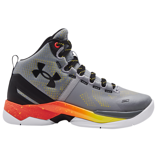 

Under Armour Boys Under Armour Curry 2 Iron - Boys' Preschool Shoes Gray/Yellow Size 12.0