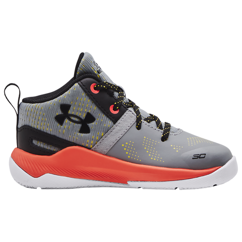 Under Armour Boys Under Armour Curry 2 Iron – Boys’ Toddler Running Shoes Gray/Orange Size 10.0