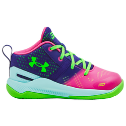 Boys' Toddler - Under Armour Curry 2 Northern Lights - Pink/Purple