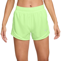 Women's - Nike Tempo Dri-FIT Medium Rise 3" Shorts  - Barely Volt/Reflective Silver