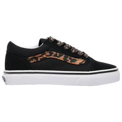 Girls' Grade School - Vans Old Skool  - Black/Brown