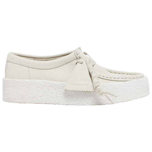 

Clarks Womens Clarks Wallabee - Womens Shoes White/White Size 09.0