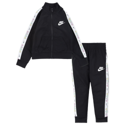 Girls' Toddler - Nike V-Day Tricot Taping Set - Black/White