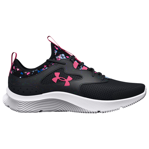 Under Armour Kids' Girls  Infinity 2.0 Print In Black/black/pink Punk