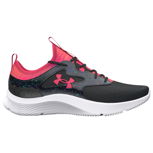 Under Armour Girls Under Armour Infinity 2.0 Print – Girls’ Grade School Running Shoes Black/Black/Pink Shock Size 6.5