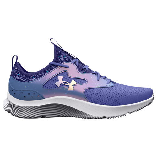 Under Armour Kids' Girls  Infinity 2.0 Print In Baja Blue/baja Blue/iridescent