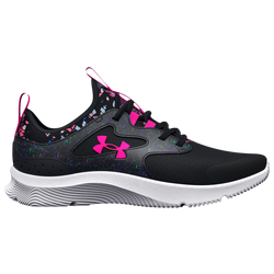 Girls' Preschool - Under Armour Infinity 2.0 Print AL - Black/Pink Punk/Black