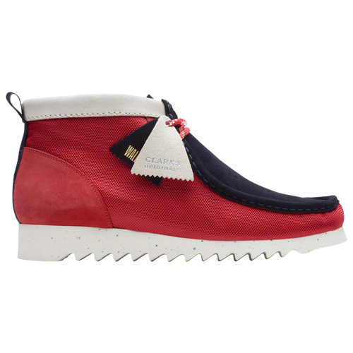 

Clarks Mens Clarks Wallabee FTRE - Mens Shoes Black/White/Red Size 13.0