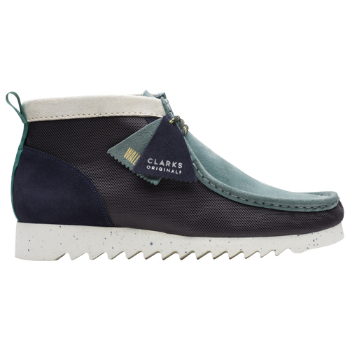 

Clarks Mens Clarks Wallabee FTRE - Mens Shoes White/Blue/Green Size 11.5