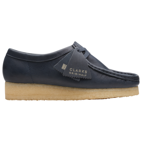 Clarks Womens Wallabee In Navy |