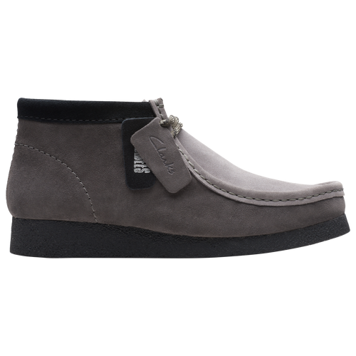 Clarks Mens  Wallabee Evo In Grey/black