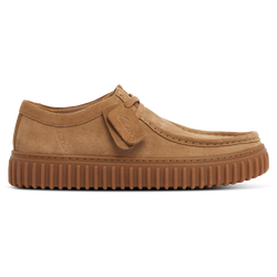 Men's - Clarks Torhill Low - Dk Sand Suede