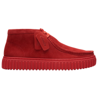 Red cheap clarks boots