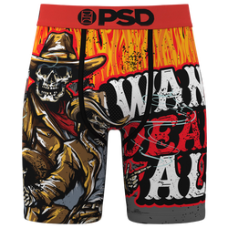 Men's - PSD Graphic Briefs - Orange/Red/Black