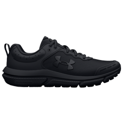 Boys' Grade School - Under Armour Charged Assert 10 - Black/Black