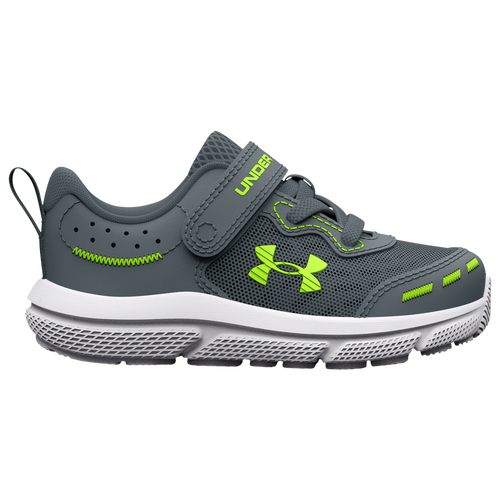 

Under Armour Boys Under Armour Charged Assert 10 - Boys' Toddler Running Shoes Grey/Blue/Green Size 10.0