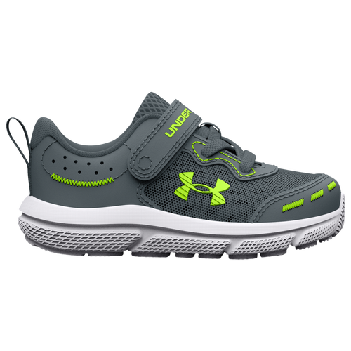 

Under Armour Boys Under Armour Charged Assert 10 - Boys' Toddler Running Shoes Grey/Blue/Green Size 5.0