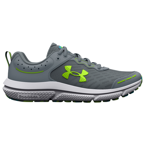 

Under Armour Boys Under Armour Assert 10 Wide - Boys' Grade School Running Shoes Gravel/Glacier Blue/Lime Surge Size 6.0