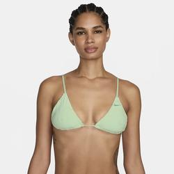 Women's - Nike Retro Flow Tie String Bikini Top - Green/Green