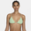 Nike Retro Flow Tie String Bikini Top  - Women's Green/Green