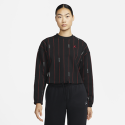 Women's - Jordan Plus Essential Fleece Crew - Black