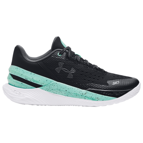 

Under Armour Mens Under Armour Curry 2 Low - Mens Basketball Shoes Black/Teal/White Size 10.0