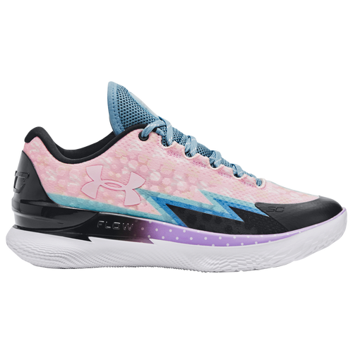 

Under Armour Mens Under Armour Curry 1 Low Flotro - Mens Basketball Shoes Blue/Pink/Black Size 10.0