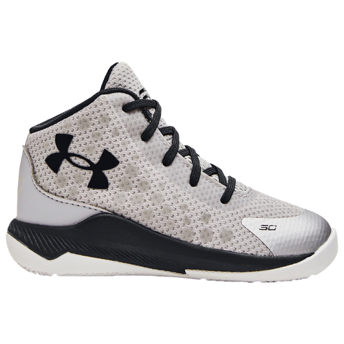 

Under Armour Boys Under Armour Curry 1 Black History Month - Boys' Toddler Basketball Shoes Silver/Black Size 7.0