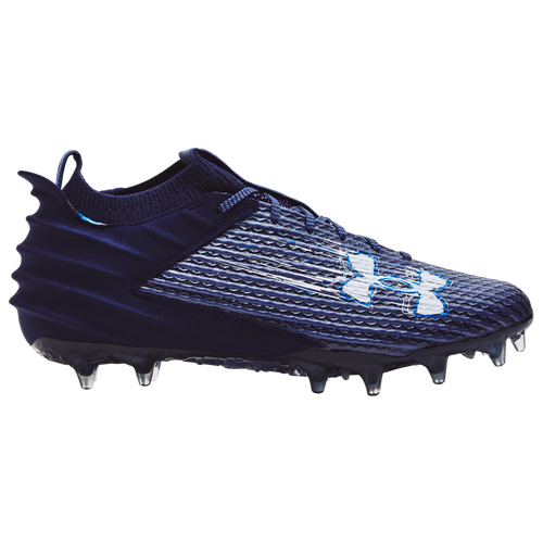 

Under Armour Mens Under Armour Blur Smoke 2.0 MC - Mens Football Shoes Midnight Navy/Midnight Navy/White Size 10.0