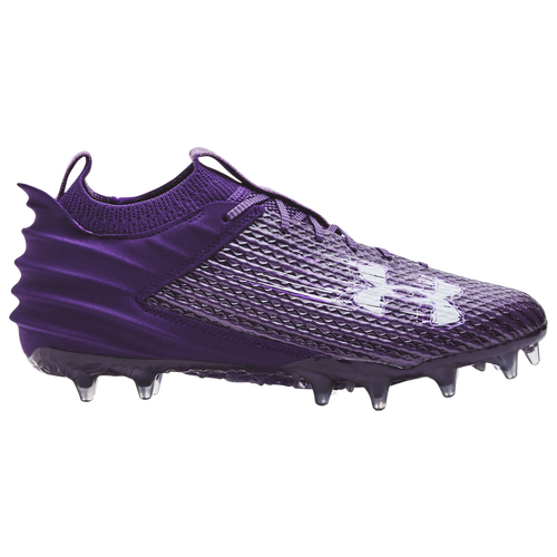 

Under Armour Mens Under Armour Blur Smoke 2.0 MC - Mens Football Shoes Purple/Purple/White Size 11.5