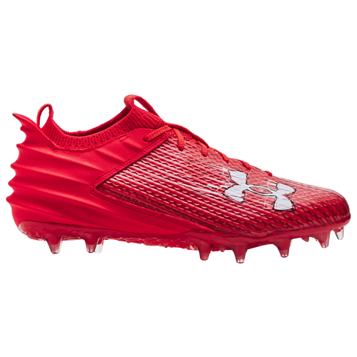

Under Armour Mens Under Armour Blur Smoke 2.0 MC - Mens Football Shoes Red/Red/White Size 12.0