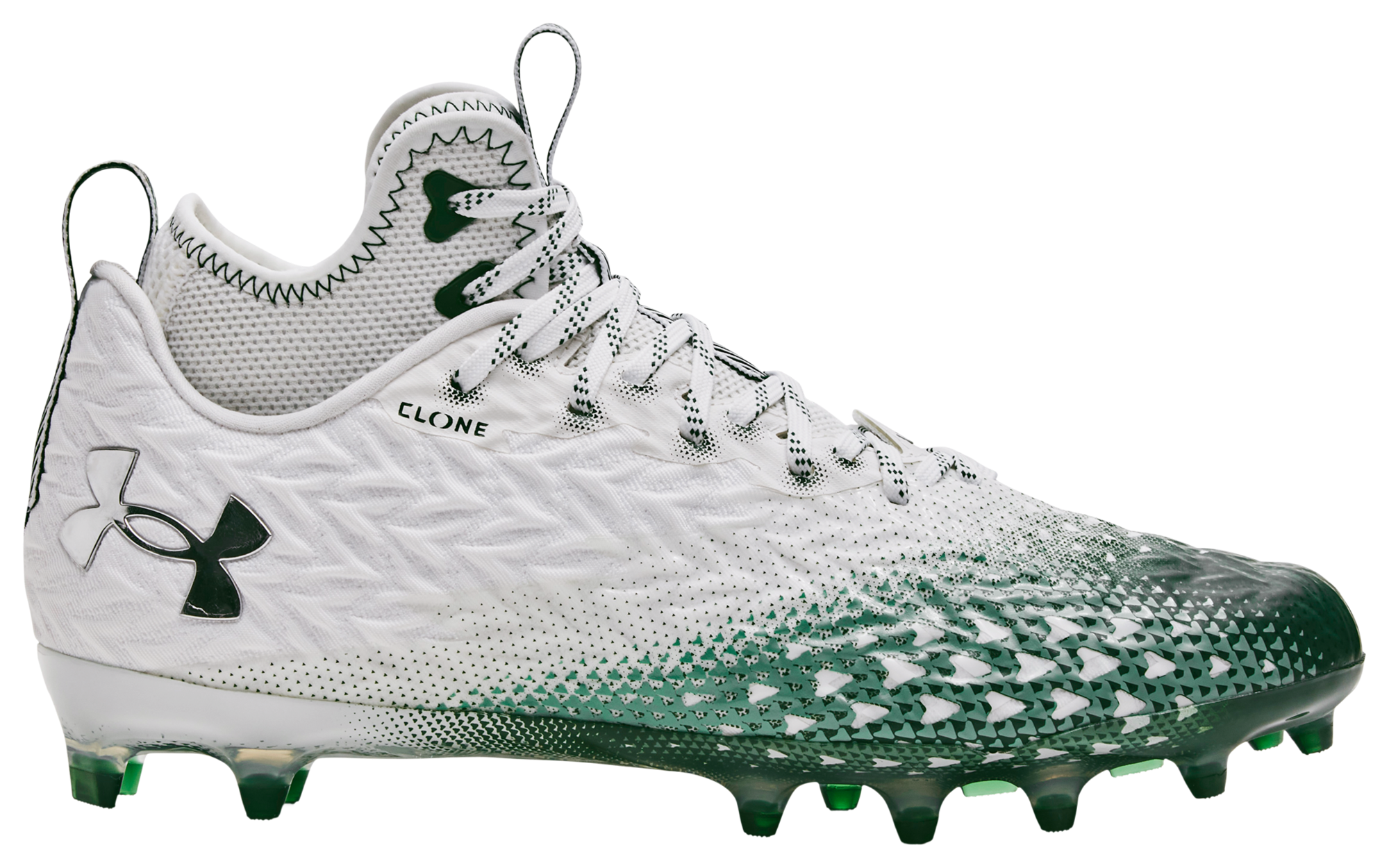 Green under armour outlet football cleats