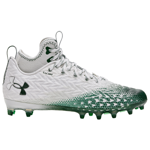 

Under Armour Mens Under Armour Spotlight Clone 3.0 MC - Mens Running Shoes White/Forest Green/Forest Green Size 9.5