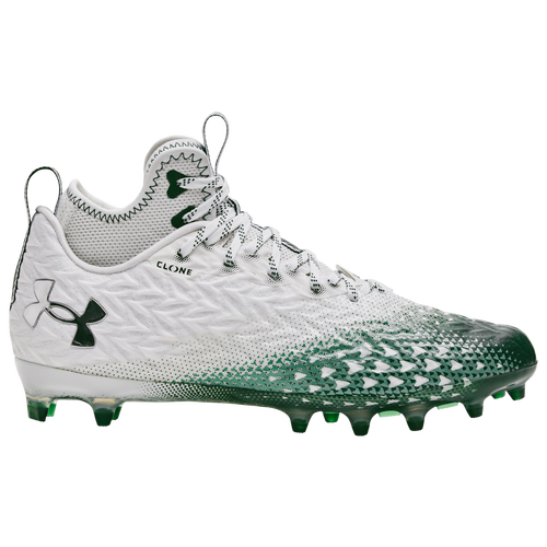 

Under Armour Mens Under Armour Spotlight Clone 3.0 MC - Mens Running Shoes White/Forest Green/Forest Green Size 10.5