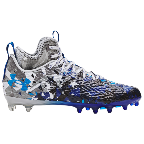 

Under Armour Mens Under Armour Spotlight Clone MC LE - Mens Football Shoes White/Red/Royal Size 12.0