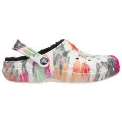 Women's - Crocs Classic Lined Clog - Black/Multicolor