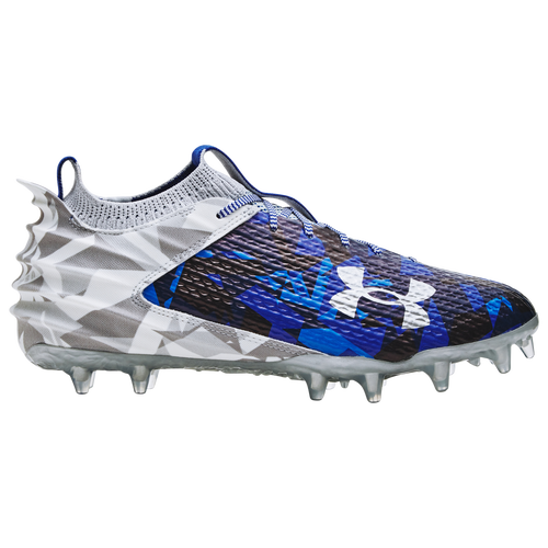 

Under Armour Mens Under Armour Blur Smoke 2.0 MC - Mens Football Shoes White/Red/Royal Size 11.5