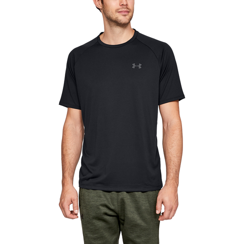 

Under Armour Mens Under Armour Tech 2.0 Short Sleeve T-Shirt - Mens Black/Graphite Size S