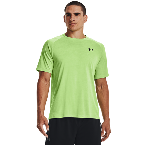 

Under Armour Mens Under Armour Tech 2.0 Short Sleeve T-Shirt - Mens Key Lime/Black Size XXL