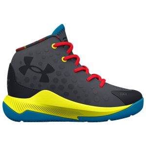 Under Armour Boys Curry 9 - Boys' Grade School Basketball Shoes Yellow/Pink Size 4.5