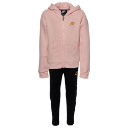 Girls' Toddler - Nike Air Leggings Set - Black/Echo Pink/Metallic Gold