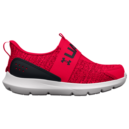 

Under Armour Boys Under Armour Surge 3 Slip - Boys' Infant Running Shoes Red/Black/White Size 6.0