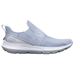 Girls' Preschool - Under Armour Surge 3 Slip - White/Blue