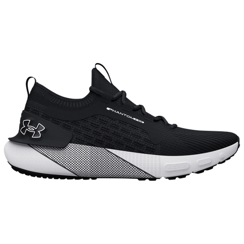 

Under Armour Mens Under Armour HOVR Phantom 3 SE - Mens Running Shoes Black/White Size 10.5