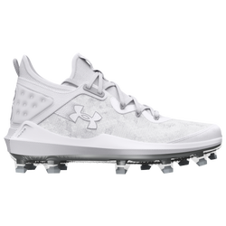 Men's - Under Armour Harper 8 Elite TPU - White/White/Baseball Grey