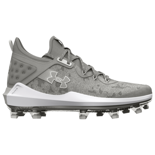 

Under Armour Mens Under Armour Harper 8 Elite TPU - Mens Baseball Shoes Halo Gray/Gray/White Size 8.5