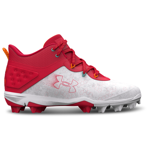 

Under Armour Mens Under Armour Harper 8 Mid RM - Mens Baseball Shoes Red/White/Red Size 10.5