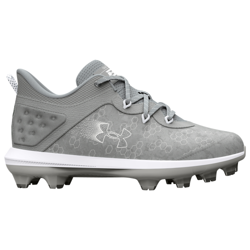 

Under Armour Boys Under Armour Harper 8 TPU JR - Boys' Grade School Baseball Shoes Baseball Gray/Gray/White Size 5.5